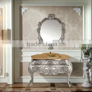 Solid Wood Bathroom Mirror Cabinet thumbnail-1