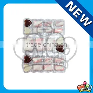Milk Fruit Chews Candies With Cocolate thumbnail-1