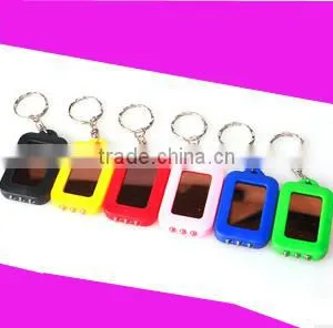 2015 Cheap Plastic Led Solar Power Keychain thumbnail-3
