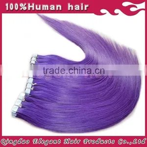 Online Shopping Site Brazilian Virgin Hair Silky Straight Purple Medical Tape Hair Extensions thumbnail-1