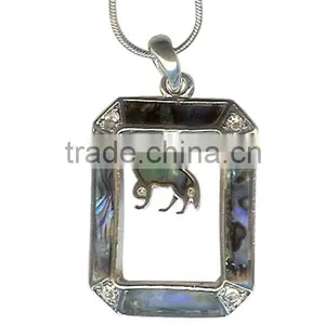 Men Wolf Jewelry Wolf Necklace Wolf Pendant Charm thumbnail-1