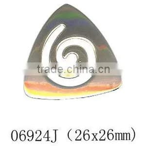 Triangle Cubic Zirconia Pendant Triangle Celtic Pendant Silver Hollow Triangle Shape Pendant for Sale thumbnail-1