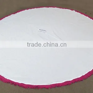 Cotton Table Runners Round Table Cloths Round Beach Towel thumbnail-1
