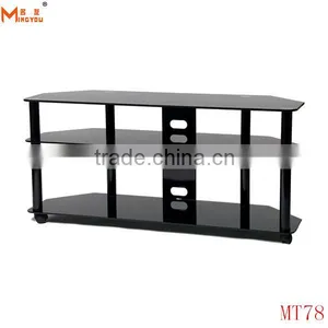 Flat Panel tv Stands Black tv Stand thumbnail-2