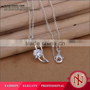 Hot Hot Sale Cable Chain Rhinestone Pendant LKNSPCP248 thumbnail-1