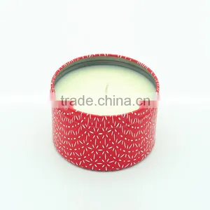 Red Scented Travel Tin Candle/Aromatic Metal Tin Candle and Metal Lid thumbnail-6