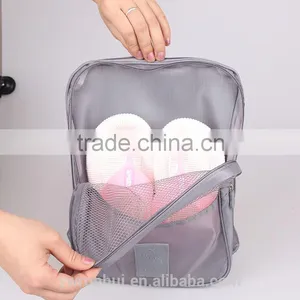 Portable Big Size Shoe Box With Mesh Fabric Cover thumbnail-3