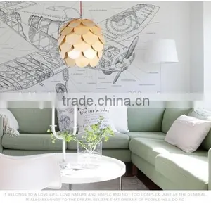 Modern Creative Style Elegant Wooden Pendant Lamp/lighting JK-8005B-32 LED Pendant Light thumbnail-1