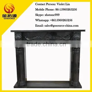 Black Stone Fireplace for Sale thumbnail-1