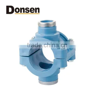2014 DOUBLE CLAMP SADDLE WITH REINFORCING RING PP COMPRESSION FITTINGS thumbnail-1