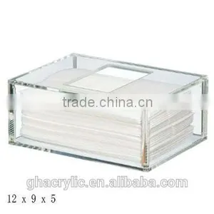 GH-RZ552 Customized Rectangular Acrylic Tissue Box Cover,rectangular Acrylic Tissue Box Cover China Manufacturer thumbnail-1