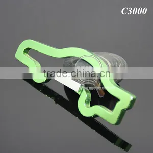 Random Mix Multicolor Aluminum Alloy Spring Clip Buckle Wholesale Metal Mini Car Shape Carabiner thumbnail-1