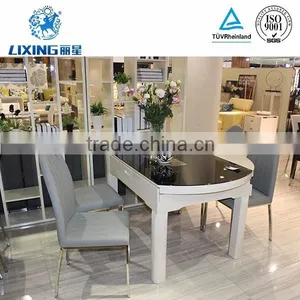 Restaurant Grey PU Leather Chairs for Sale thumbnail-1