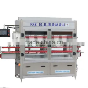 Detergent, Shampoo, Body Lotion Pump Cap Spin/ Screw Capping Machine thumbnail-1