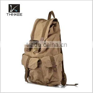 Khaki Drawstring Bag Wholesale Cotton Fabric Drawstring Bag thumbnail-2