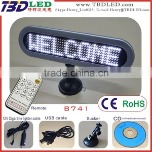 7*41 Dots Led Car Message Board/led Car Message Display Sign thumbnail-1