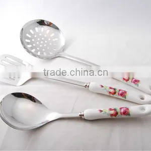 Junzhan Hot Sell Stainless Steel Kitchenware Utensils Set thumbnail-3
