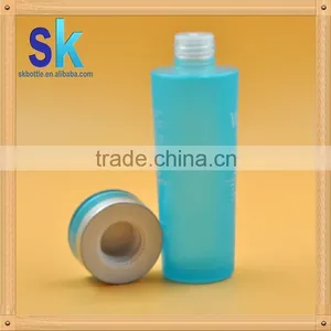 120ml Lotion Latex Bottle Glass Top Bottle Round Glass Bottle With Blue Screw Cap thumbnail-2