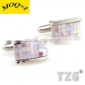 TZG01037 Shell Cufflink thumbnail-1