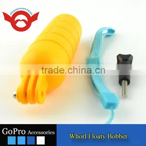 Floaty Bobber With Strap and Screw for Gopro Hero 3+/3/2/1, Yellow & Orange thumbnail-1