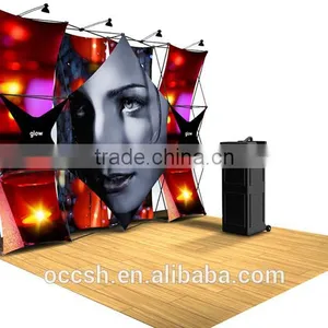Aluminum Pop Up Display Stand Advertisement Trade Show Stand Pop Up Rack thumbnail-1
