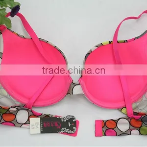 Sexy Girls Dot Print Fancy Underwear Bra thumbnail-2