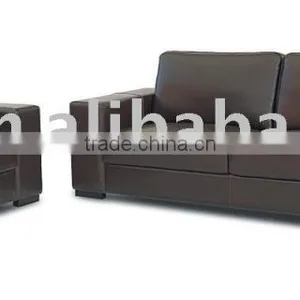 Kiln Dried Hardwood Frame Sofa/black Leather Sofa (KS-803) thumbnail-1