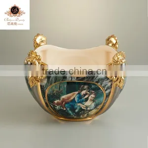 2016 Hot Selling Product High Quality Ceramic Material 15"Porcelain Flower Vase,Porcelain Flower Vase thumbnail-1