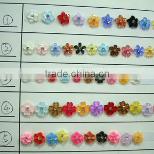 100pcs/bag Sweet Style Flower 3D Nail Art Decoration thumbnail-1