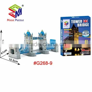 London Tower Bridge 3D Jigsaw Puzzle Type Handcraft Figure by China Supplier thumbnail-2