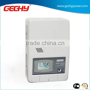 SRWII-4000-L Single Phase Wall Mounted LCD Display Relay Control Type Full Automatic AC Voltage Regulator/stabilizer/AVR thumbnail-1