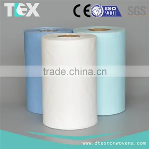 [D-TEX] Cellulose and Polyester Spunlaced Nonwoven Fabric for Converting Car Wipes thumbnail-1