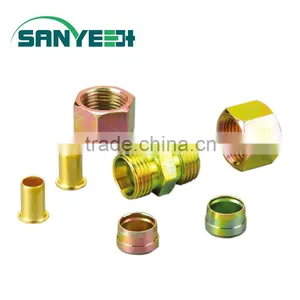 Seven Unit Pieces of Iron Straight Fittings thumbnail-1