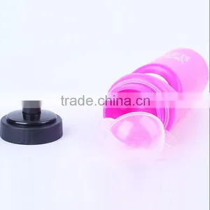 Logo Printed Black Sport Water Bottle With Custom Design PU Ball thumbnail-6