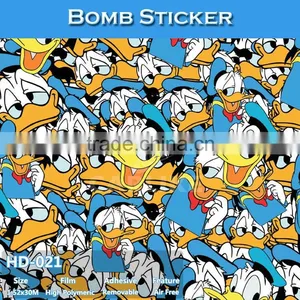 HD-021 CARLIKE Air Bubble Free High Definition Car Wrap Vinyl Bomb Adhesive Sticker PVC thumbnail-1