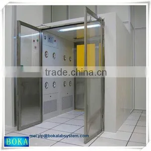 ISO Certification Visible Dual Automatic Sliding Door Air Shower thumbnail-1