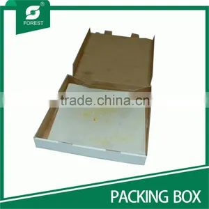 BEST SALE CHEAP CORRUGATED WHITE GONDOLA FOOD PACKAGING BOX thumbnail-5