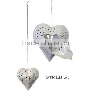 Christmas Hanging Star T-light, Christmas Heart thumbnail-1