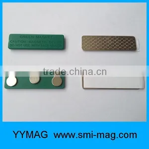 High Quality Green Color Magnetic Name Badges Wholesale thumbnail-1