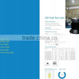 Black Aluminum Industrial 100w High Bay LED Fixture for Supermarket and Retail thumbnail-4