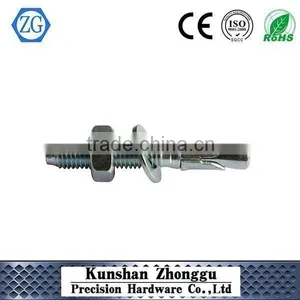 Wedge Anchor Mild Carbon Steel Blue White Zinc M8*80 thumbnail-1