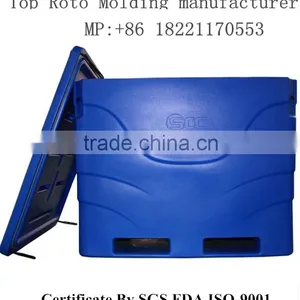 Transport Can for Ice Fish Rolling Fish Bins Fish Tank Large Plastic Tub thumbnail-1