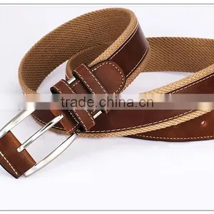 Custom Belt Cowhide Leather Belt Canvas Belt thumbnail-4
