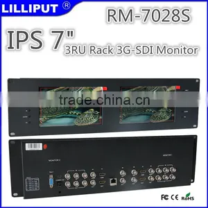 Lilliput RM-7028S IPS Panel Wide Viewing Angles 7 Inch 3RU Rack 3G-SDI Monitor thumbnail-1