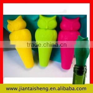 Factory Price Silicone Wine Bottle Plug With Owl thumbnail-1
