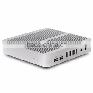 Fanless Mini PC X86 Architecture Intel Core i5 Gaming Computer Low Power PC Core I5-4200U CPU Barebone System WiFi Windows thumbnail-3
