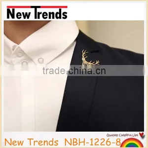 New Styles Deer Brooch Lapel Pin for Men Multi Color thumbnail-6