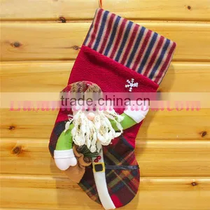 Factory Price Wholesale High Quality Santa Snowman Christmas Stockings thumbnail-2