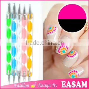 5 X 2 Ways Drawing Nail Pen Set for Nail Art Tool thumbnail-1