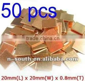 Cooling Red Copper / Cooling Fin/radiating Fin 20*20*0.80mm thumbnail-1